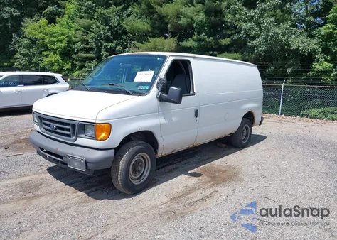 2007 Ford E-150 Commercial/Recreational z USA, uszkodzony, nr VIN 1FTNE14W67DA81374